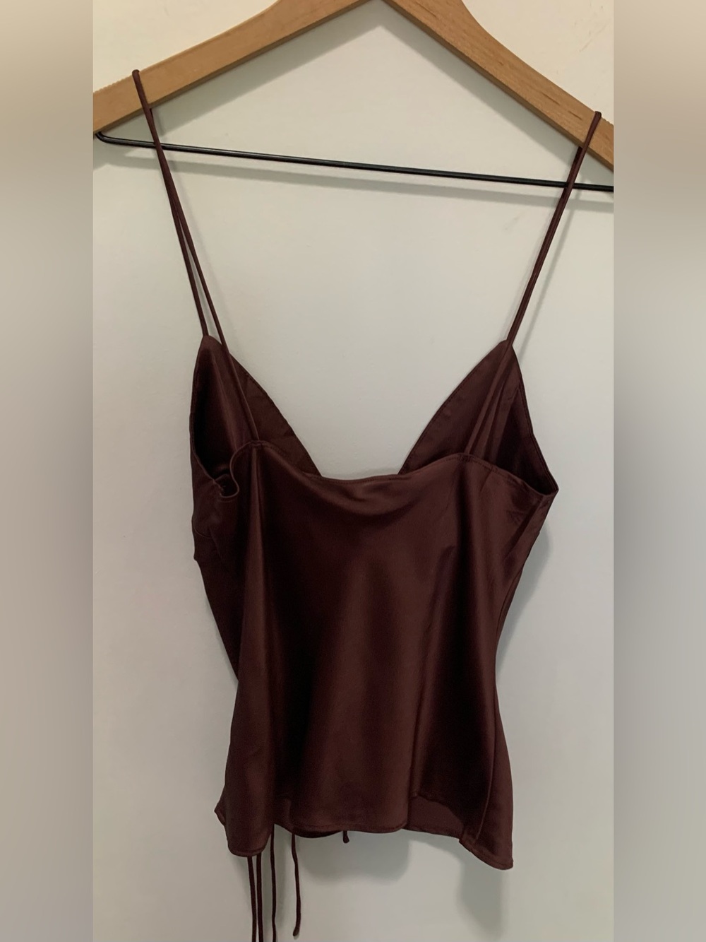 NWT Lioness Mariah Cami Top Satin Brown Size XS /US 2 - Picture 4 of 8